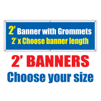 2' Vinyl Banners