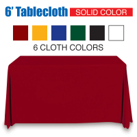 6' Tablecloth Solid Color