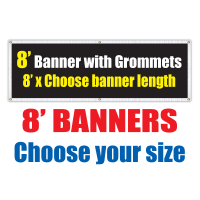 8' Vinyl Banners