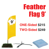 9' Feather Flag