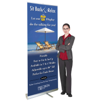 3' Heavy-Duty Pop-Up Banner Stand